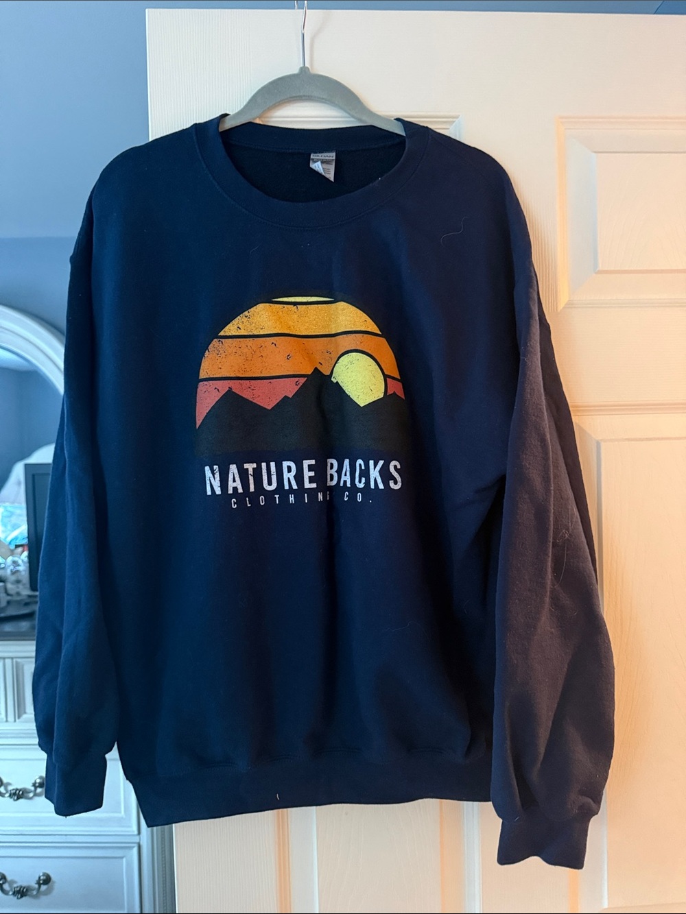 Men's Navy Graphic Sweatshirt